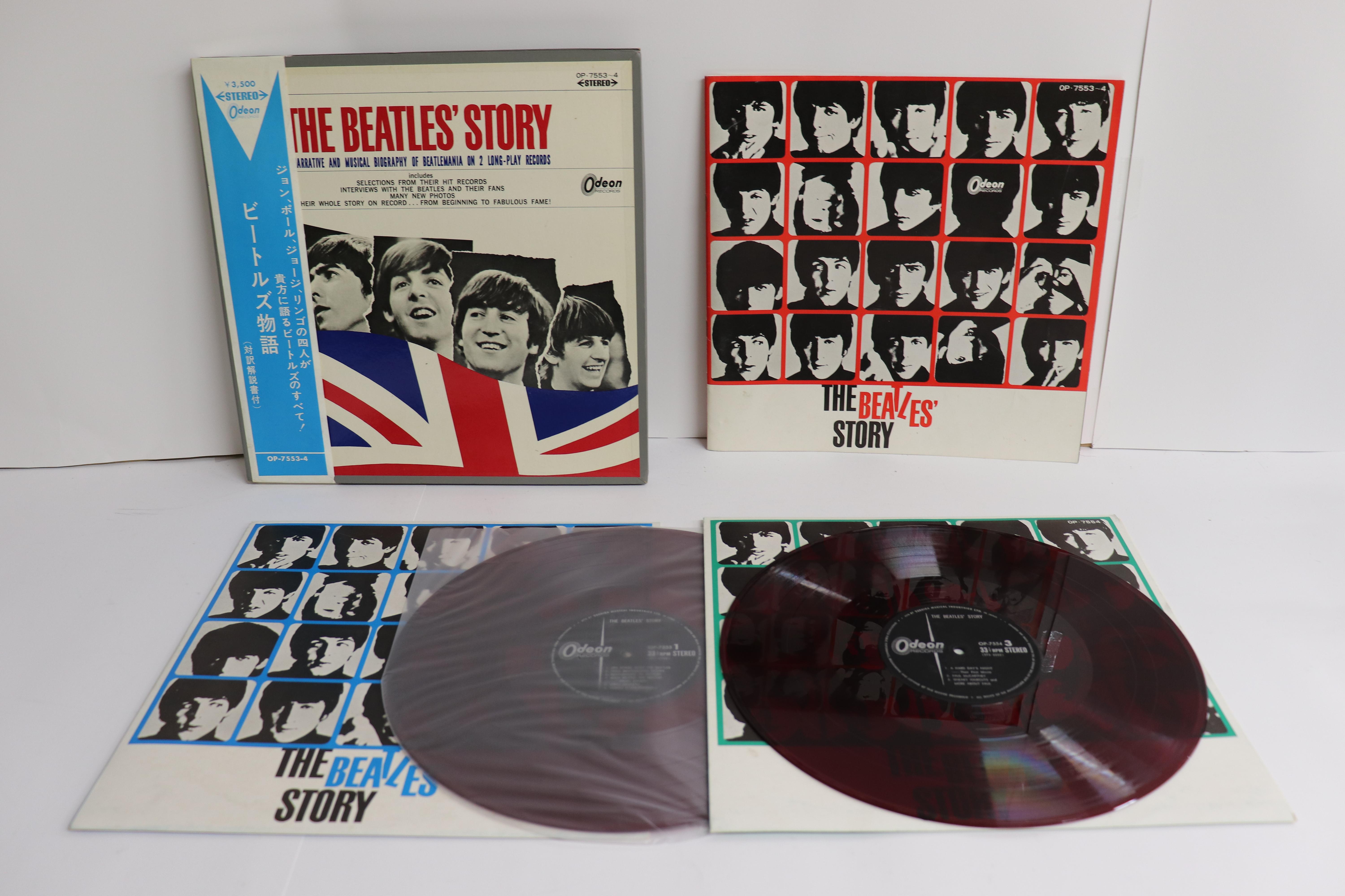 

LP Пластинка BEATLES - Beatles Story OP75534 ODEON 1966 Япония Рок Б/У