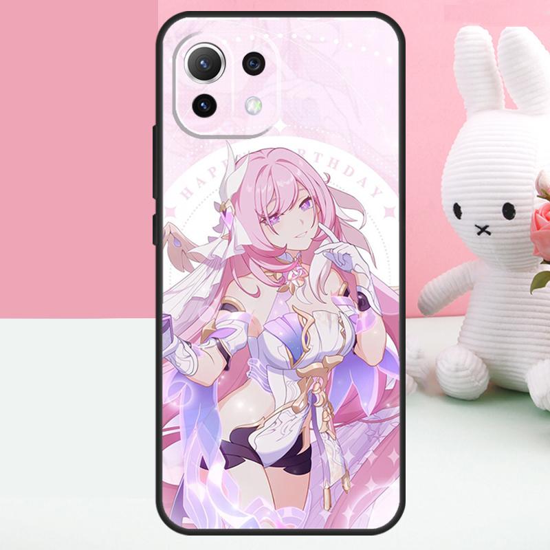 

Elysia Honkai impact Funda For POCO F5 X3 X4 X5 Pro M4 F4 GT C40 F3 Case For Xiaomi 13 Lite 12 11T 12T Pro 12X POCO X5