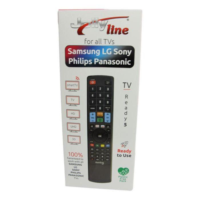 Télécommande compatible avec TV Samsung, LG, Sony, Philips et Panasonic VELLEMAN VRCSLPP