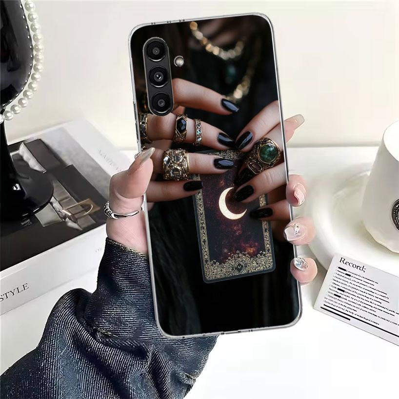 Witch Tarot Card Phone Case For Samsung Galaxy A13 A14 A15 A16 A17 A53 A54 A55 A56 A57 A33 A34 A35 A36 A37 A23 A24 A25 A26 Galax