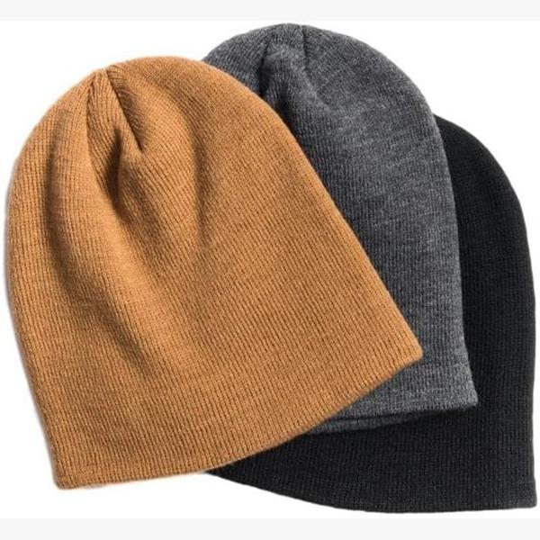 Custom Cute Luxury Warm Lambs Wool Knitted Unisex Beanie Winter Hand Drawn Business Travel Striped Logo Xlm