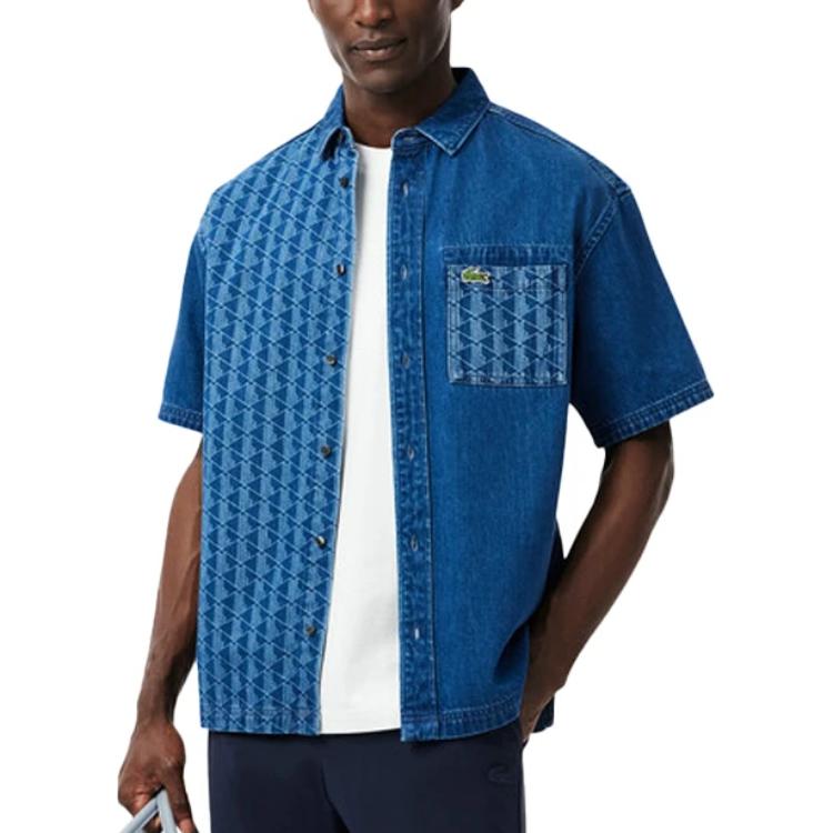 LACOSTE SS25 Shirt Men's 2GF/Blue CH7185-2GF