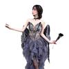 Halloween Adult Costume Nightclub Bar Horror Diablo Ghost Angel Devil Goth Devil Dress