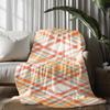 Colorful Plaid Blanket Microfiber Flannel Cover Blanket Bedroom Living Room Sofa Soft And Comfortable Home Decoration