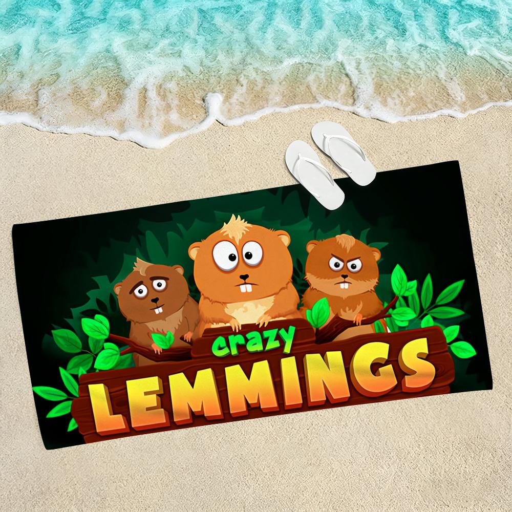 Πετσέτα Grizzy and The Lemmings Πετσέτες Για Παραλίες Στούντιο Γιόγκα Γυμναστήρια Ιαματικές Πηγές Πισίνες Και Πικνίκ