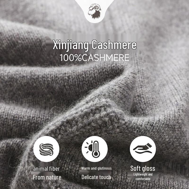 Zhaojun Women's 2025 A/W Semi-High Collar Cashmere Sweater