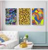 Classic Abstract Art Poster, Colorful Line Image Printing Canvas Art Painting, Used for Home Room Decoration Poster, Frameless
