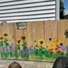 American Countryside Style, Children's Creative Drawing Board, 5 Pieces/set, Sunflower Theme, Flower Painting Template,  Washed DIY Graffiti Board