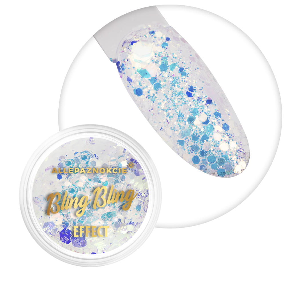 Pyłek Do Paznokci Bling Bling Effect Allepaznokcie 1 G Nr 08
