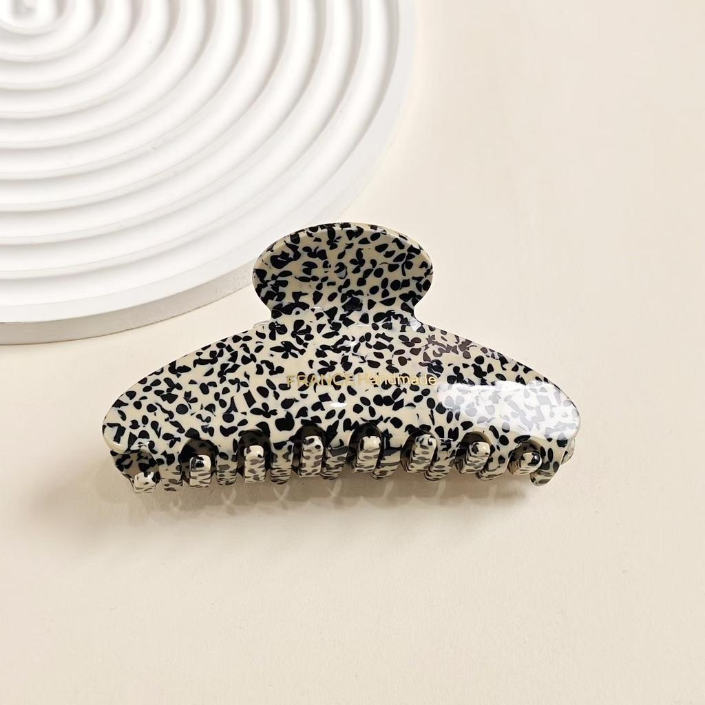 France Chocolate Brown Large Small Disc Hair Shark Clip French High Value Grab Clip Hairpin Hairpin Hairpin