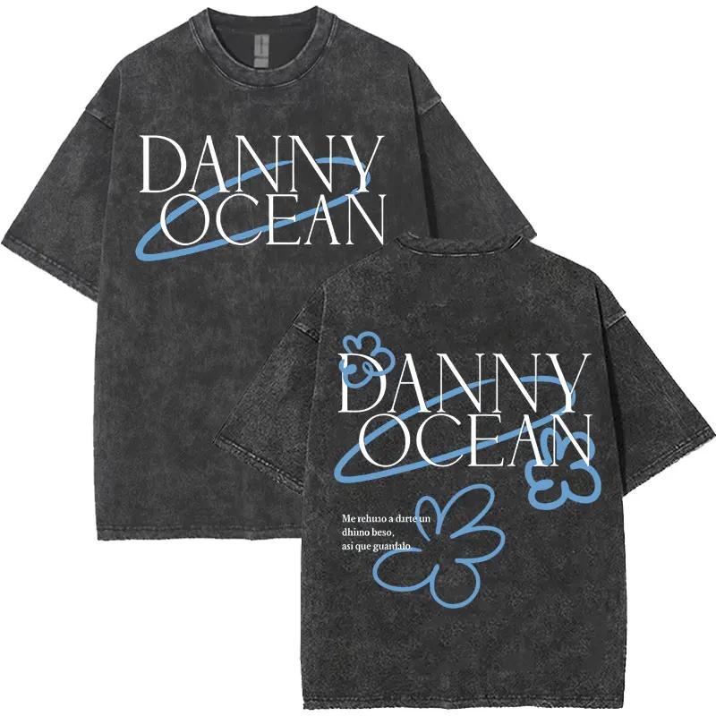 

Rapper Danny Ocean Gothic Merch Vintage Cozy T-Shirt Men Fashion High Quality Hip Hop Crewneck Sports Short-sleeved Top 3XL