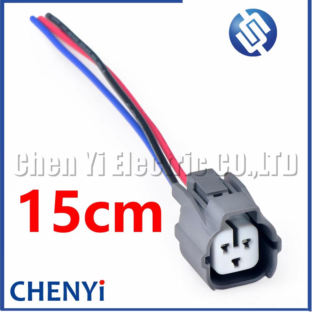 3 Pin Automotive Wire Harness Connector Plastic Plug 6181-0072 6189-0131 For Excavator Sensor Solenoid Valve Yamaha OBD2