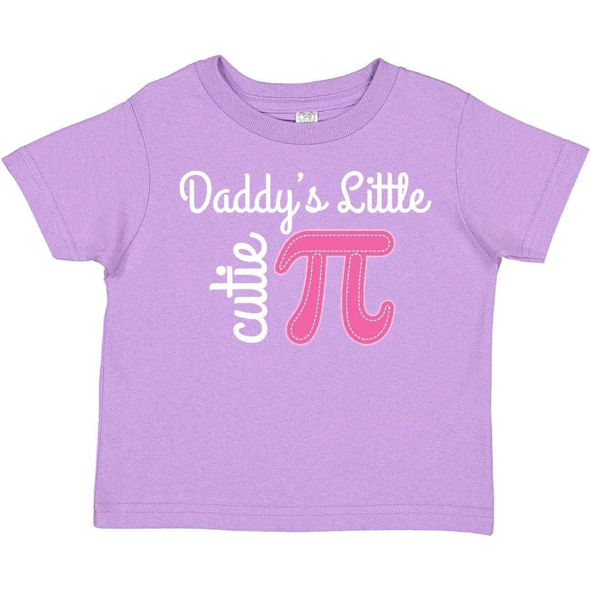 Inktastic Daddy Little Cutie Pi Day Math Girls Toddler T-Shirt Cute Pink Symbol 110