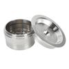 Stainless Steel Material Stainless Steel Coffee Capsules Metal Reusable Coffee Pods  Office Use