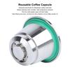 Stainless Steel Reusable Coffee Capsule Cup Kit Fit for Nespresso Coffee Machine