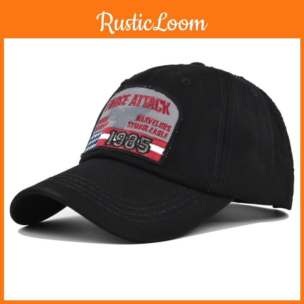 Cap Vintage Baseball Embroidered Duck Tongue Hat 1985 For Outdoor Activities Cap