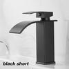 Sink Faucet Splash Proof Dual Control of Hot and Cold Bathroom Accessories Stainless Steel Waterfall Washbasin Fixture Home