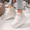 Fashion 2024 Winter New Women Slip on Thickened Plush Snow Boots Women Warm Simple and Versatile Comfortable Shoes Shoes for Women