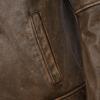 Vintage Genuine Leather Jacket Men Cowhide Yellow Brown Natural Cow Leather Jackets Man Leather Coat Autumn Clothing
