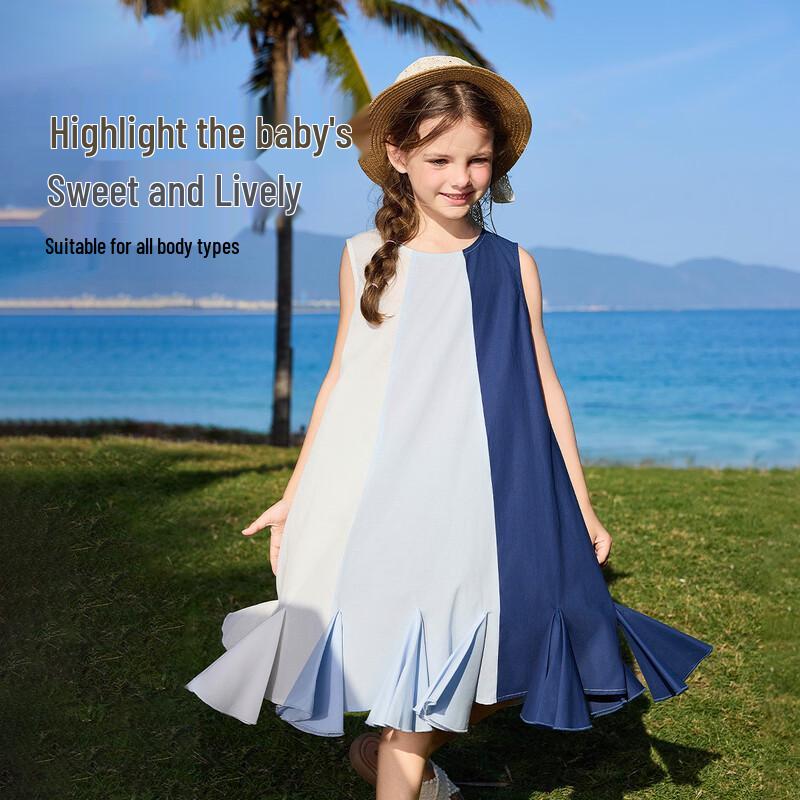 ASK JUNIOR Girls' Sleeveless Princess Dress