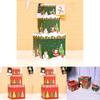 3pcs Large Premium Christmas Gift Box With Lid  Ribbon Xmas Present Square Box