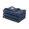 Bloom Imabari Towel Certified Face Towel Set of 3 Ciel Hotel Specifications Water Absorbent Quick Drying Room Drying 100% Cotton Made In Japan (Navy)