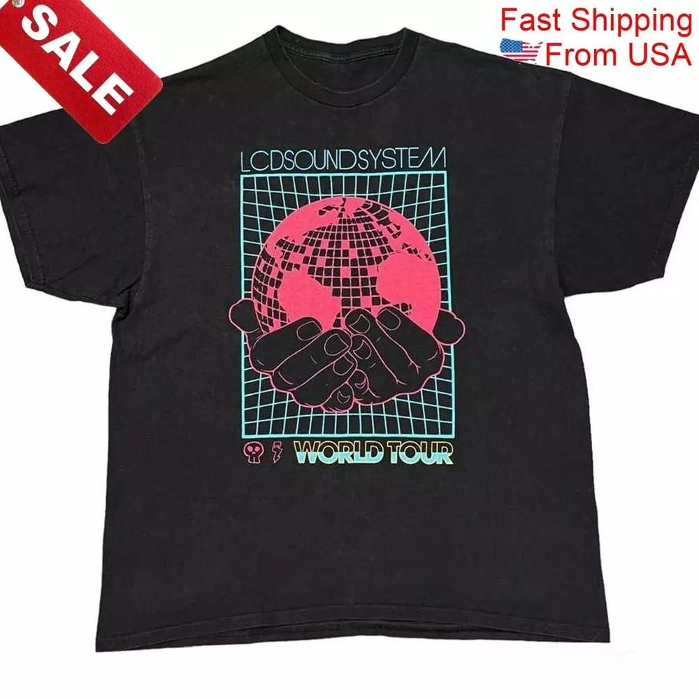 LCD Soundsystem Band World Tour T Shirt Full Size S-5XL Unisex T-Shirt M