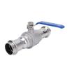 Press Ball Valve 304 Stainless Steel Full Port DN32 1 1 4in Ball Valve for Industrial Applications