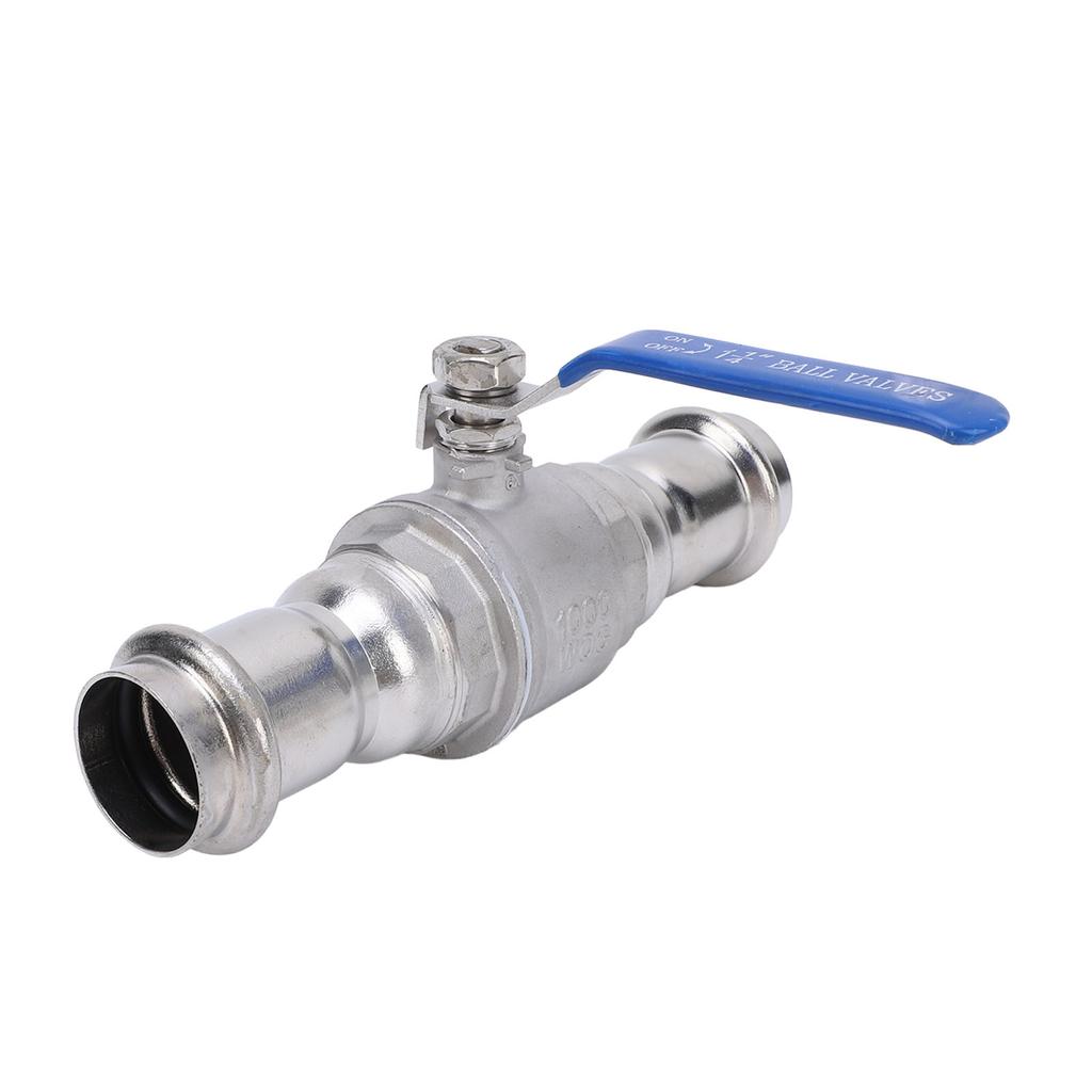 Press Ball Valve 304 Stainless Steel Full Port DN32 1 1 4in Ball Valve for Industrial Applications