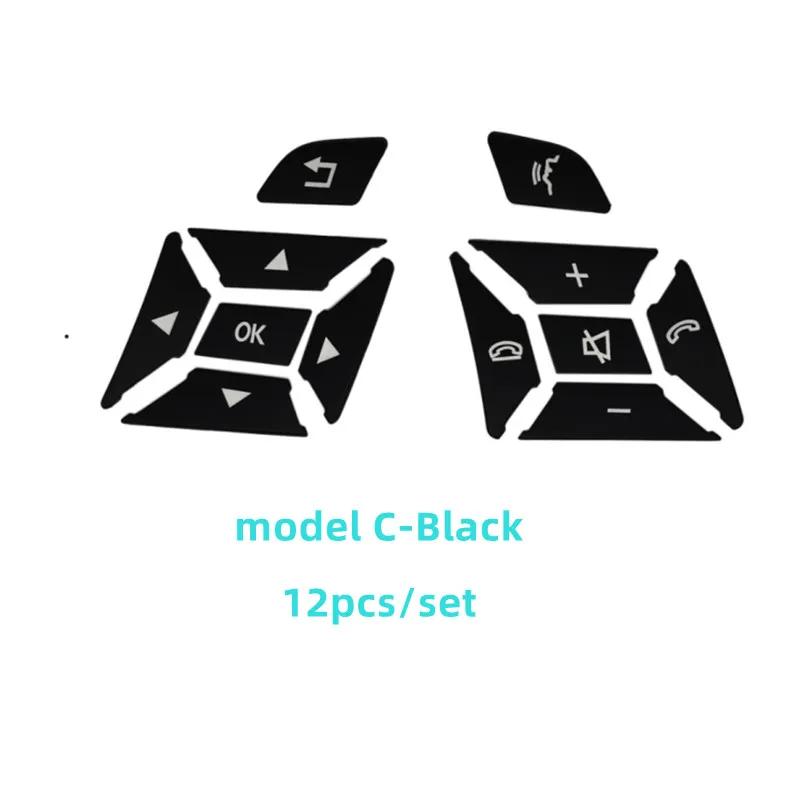 ABS Car Accessories Steering Wheel Buttons Knob Trim Cover Stickers For Mercedes Benz A B C E S GLC CLA CLS GLE GLS GLK Class