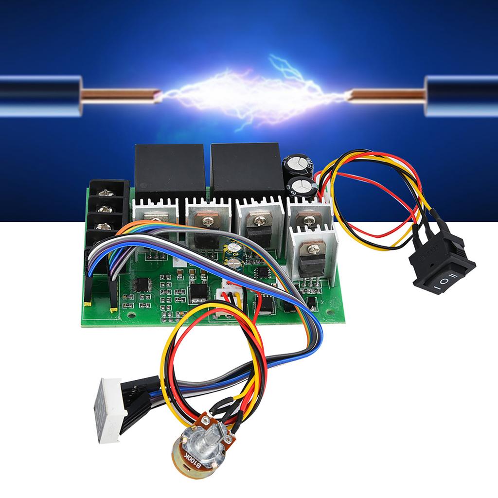 Regulator de Viteză Motor DC PWM Comutator CWCCW 0~100percent 80A 12V24V36V48V