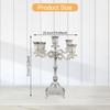 5 Arm Candelabra Club Home Ornament Centerpiece Events Candle Stand Tapered Candle Holder Table Candelabrum for Dining Halloween
