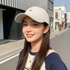 Vintage embroidered baseball hat women's spring and summer fashion versatile sun protection visor outdoor sports cap