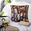 Jared Padalecki Photo Collage Square Pillowcase Polyester Linen Velvet Printed Zip Decor Home Cushion Cover 45X45