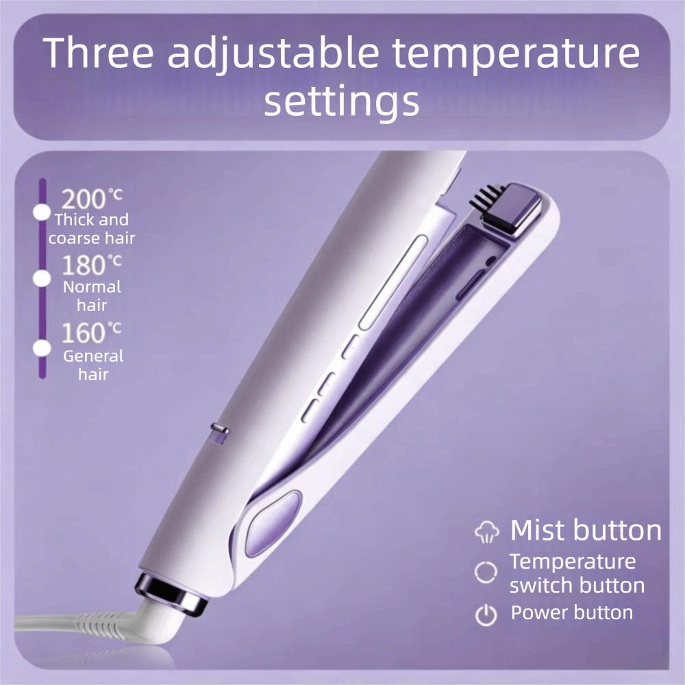 Ice Sensation Water Mist Cold Mist Hair Straightener for US All Hair Types
