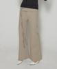 DEARSTALKER Genial Double Belted Wide Pants - Beige