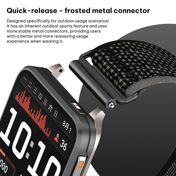 xDfind Wild Path Loop Nylon Woven Quick-release Watch Band