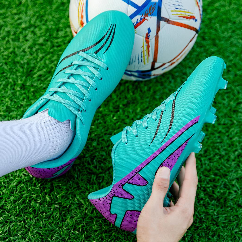 Messi Fußballschuhe Low-Top echt Erwachsene Herren und Damen AG Stollen Studenten Kinder Sneaker Jungen und Mädchen Sommer Putian Schuhe