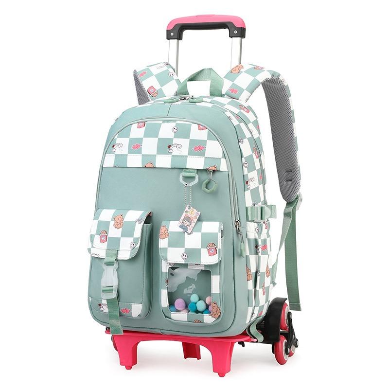 School Bag Roller Student Backpack 6 Wheels (31*16*46CM)ZRY5156