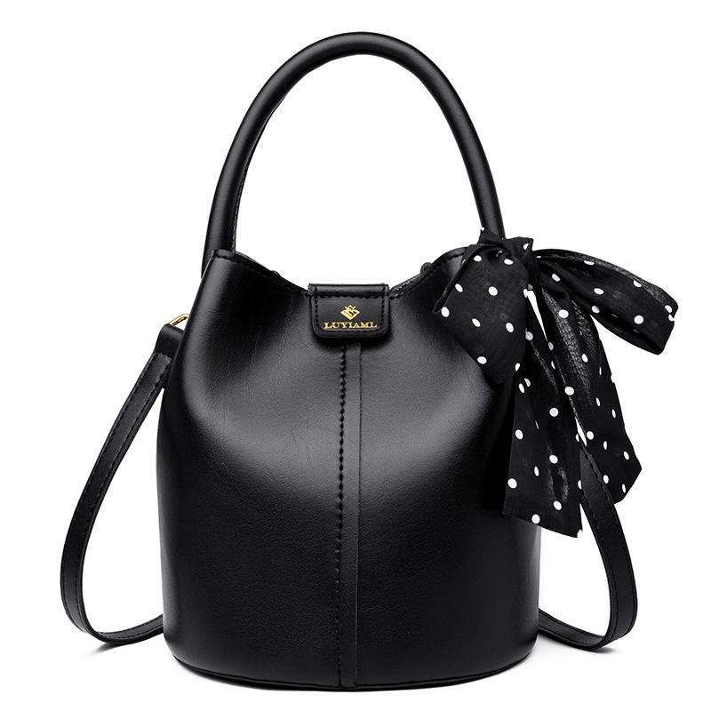 

Высококлассная и стильная сумка, универсальная сумка кроссбоди из мягкой кожи, модная сумка-ведро для ношения в руке