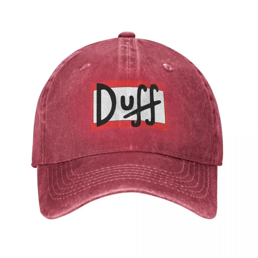 Duff Beer Logo Unisex Baseball Caps Distressed Denim Washed Hats Cap Vintage Outdoor Running Golf Gift Headwear