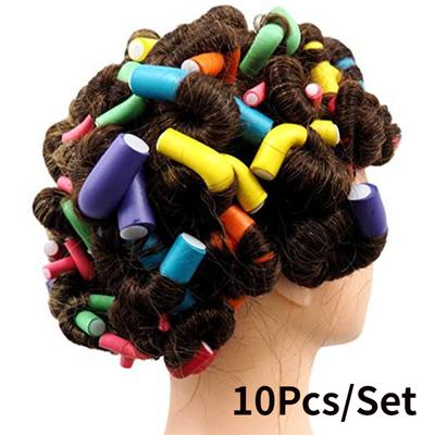10 Pezzi Donna Bigodino Senza Calore Fascia per Capelli Ricci Senza Calore Rende i Capelli Morbidi Lucenti Bigodino Strumenti Accessori per Parrucchieri