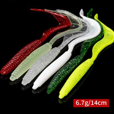 5PCS 14cm Fishing Jig Lure PVC Floating Minnow Baits Fishing Accessories Artificial Lures Fishing