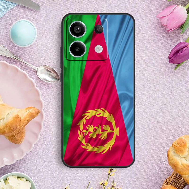 Eritrea Flag Case For Xiaomi Redmi Note 15 Pro Plus 10 11 12 13 14 Pro Cover For Redmi 14C 15C 12C 10C 13C