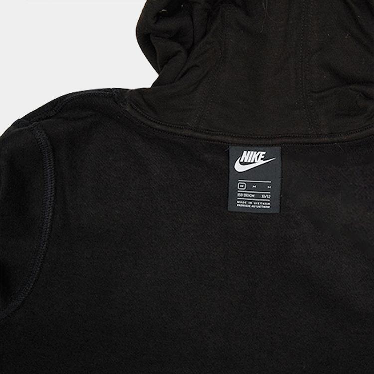 Nike Brooklyn Nets Embroidered Casual Sports Hoodie Kids hoodies Black 3Z2B7BCKD-NYN
