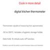 Digital Kitchen Thermometer Accurate Fast & Easy Cooking
