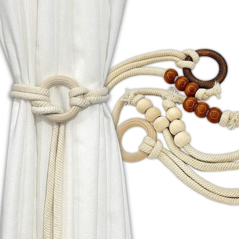 The Curtain Binding Tape for The Homestay White Gauze Curtain Storage Buckle Binding Tape and Fixed Rope