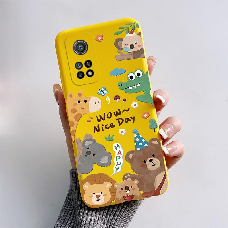 For Xiaomi Mi 10T Pro Case For Xiaomi Mi10T Cover Cartoon Shockproof TPU Silicone Soft Phone Cases For Xiaomi Mi 10T Pro Fundas