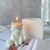 3D Bear Silicone Mold For Scented Candle Making Cute Bear Shape DIY Craft Mold Resin Mold Home Decor