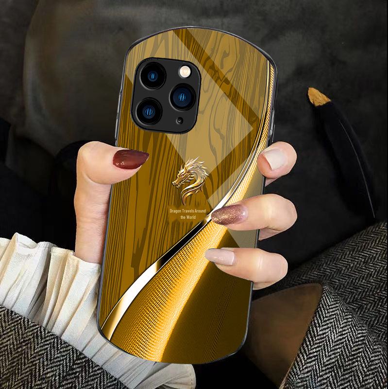 

Чехол из стекла с текстурой дерева для Apple iPhone 15PROMAX, 14/13, 11, XR, Xs 15 Pro